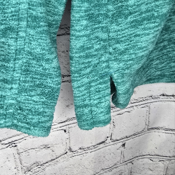 Tommy Bahama Teal Fleece Quarter-Zip Pullover Size Large - Picture 4 of 7